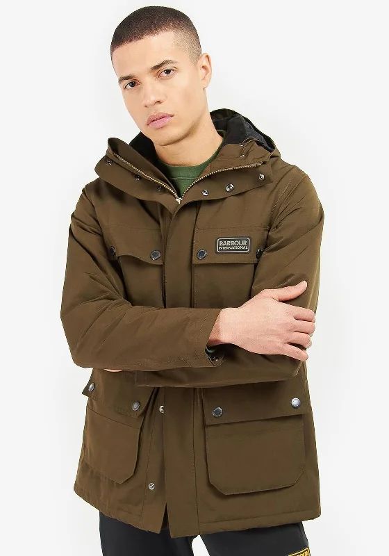 Barbour International Tourer Endo Waterproof Jacket, Olive