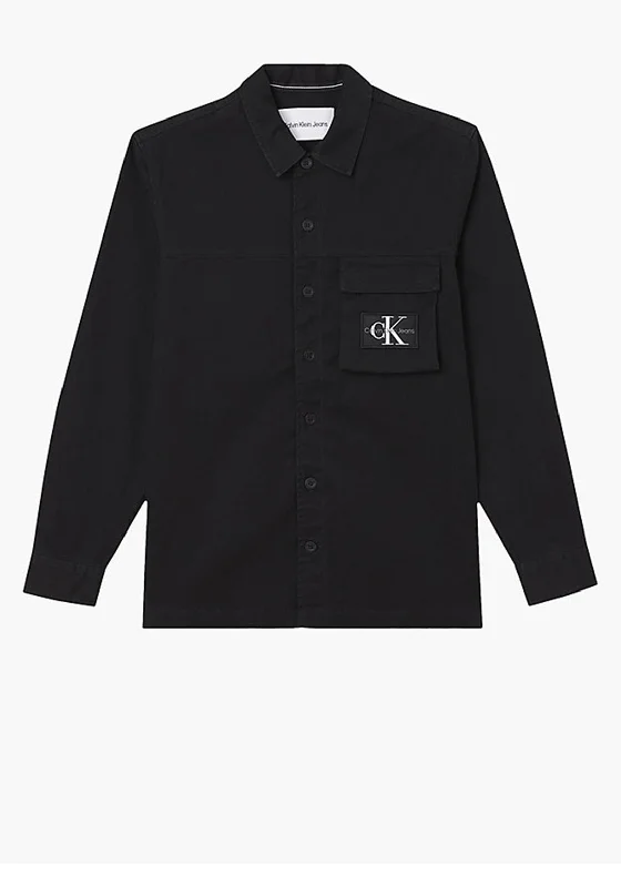 Calvin Klein Jeans Relaxed Utility Overshirt, CK Black