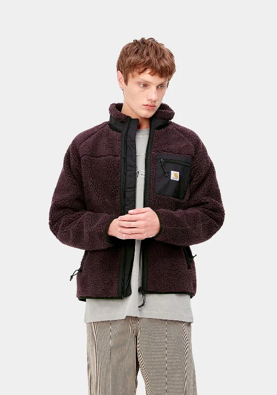 Carhartt Prentis Fleeced Jacket, Dark Plum & Black