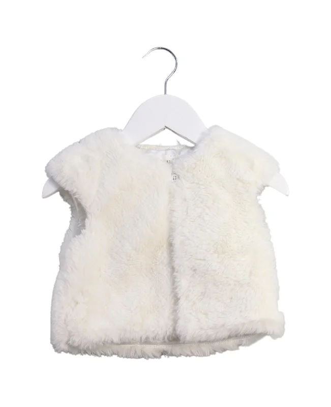 Carrément Beau Faux Fur Vest 6M