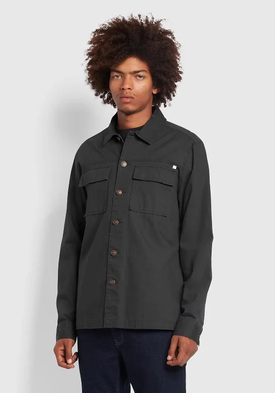 Farah Ellis Chambray Shirt, Washed Black