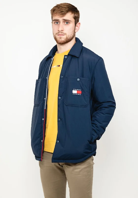 Tommy Jeans Badge Padded Jacket, Twilight Navy