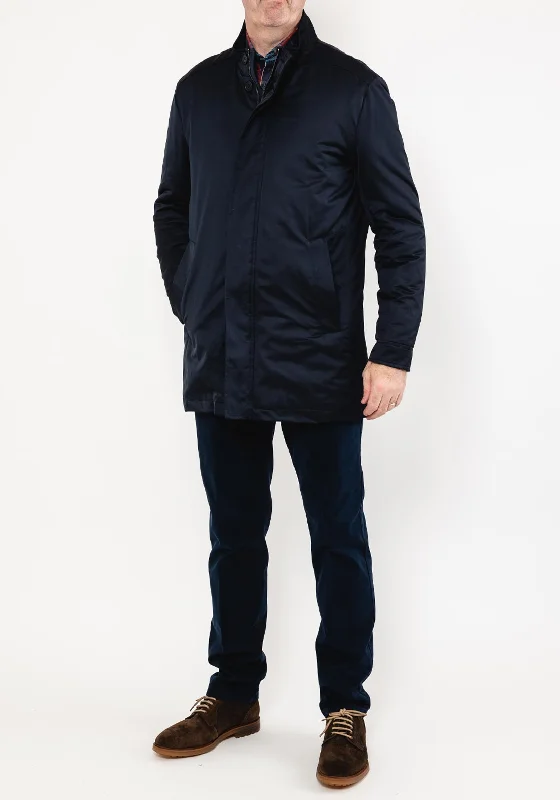 White Label Carter Button Down Jacket, Navy