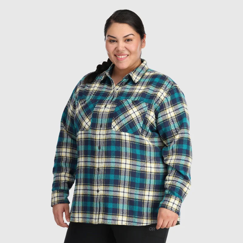 Women's Feedback Flannel Shirt-Plus - Final Sale