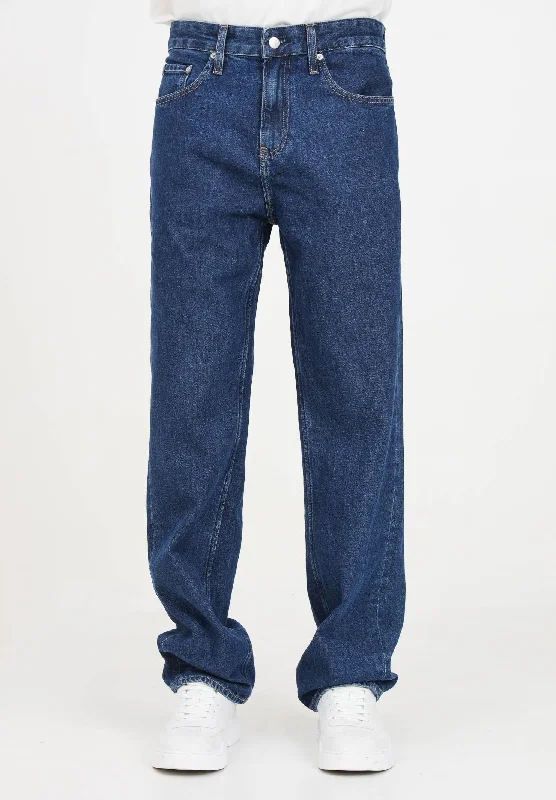 Jeans 90'S Straight in denim blu da uomo