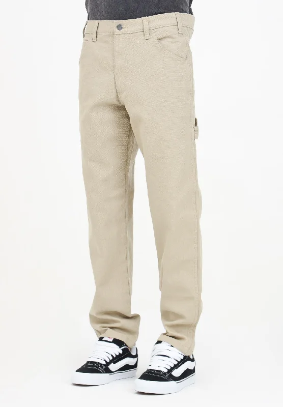 Jeans Carpenter Duck Canvas beige da uomo