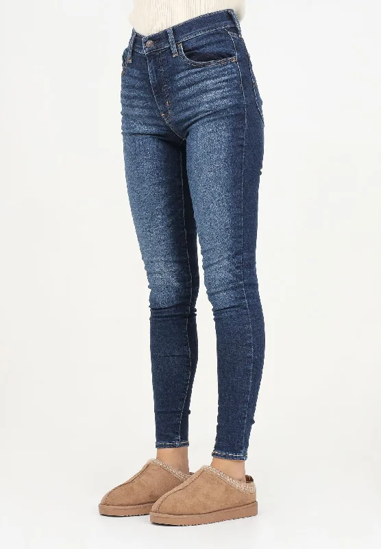 Jeans 720 High Experience in denim blu da donna