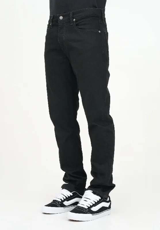 Jeans 502 Taper in denim nero da uomo