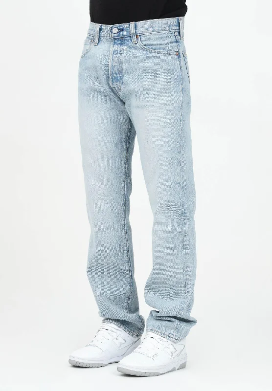 Jeans 501® Original in denim chiaro da uomo