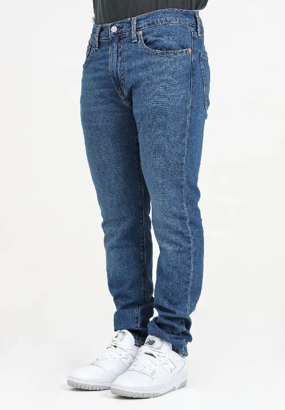 Jeans  512 Slim Affusolati in denim blu da uomo