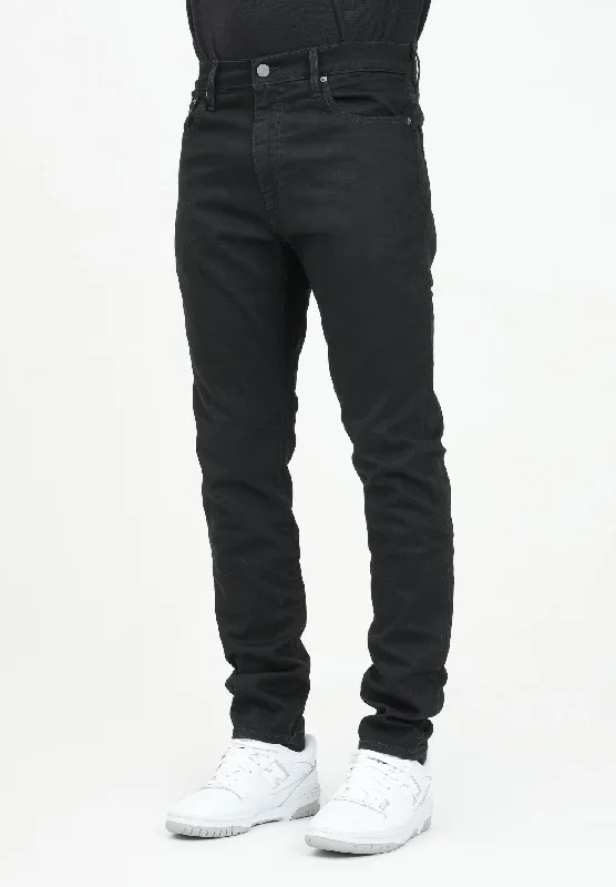 Jeans 512 Slim Tapered in denim nero da uomo