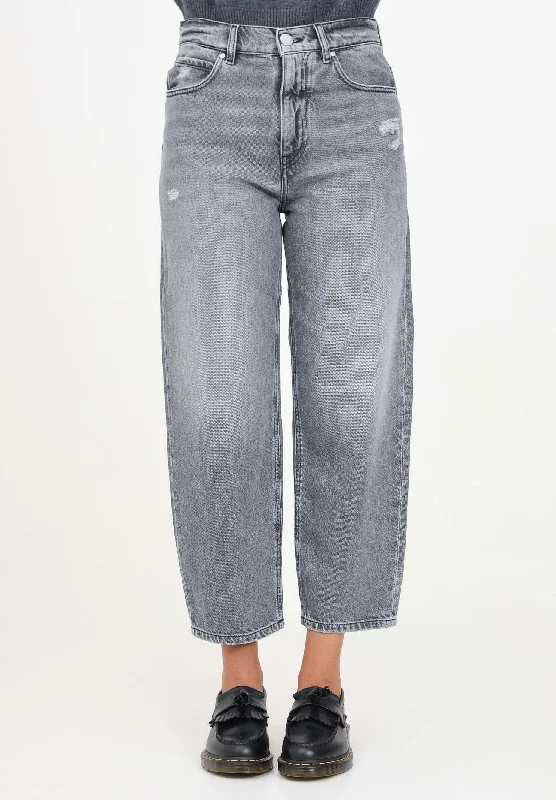 Jeans Estelle EGG-FIT in denim grigio da donna