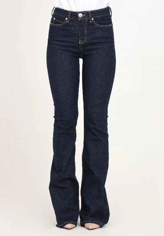 Jeans Flora in denim scuro da donna