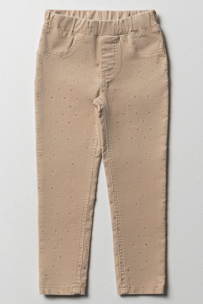 Corduroy Jegging Natural