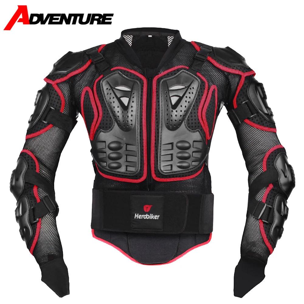 Motorcycle Armor Jacket | Ultimate Protective Gear for Motocross Racing & Riding"