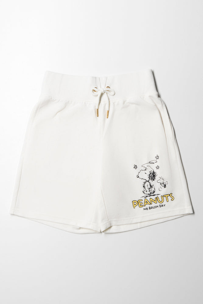 Snoopy Bermuda Shorts White